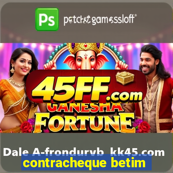 contracheque betim